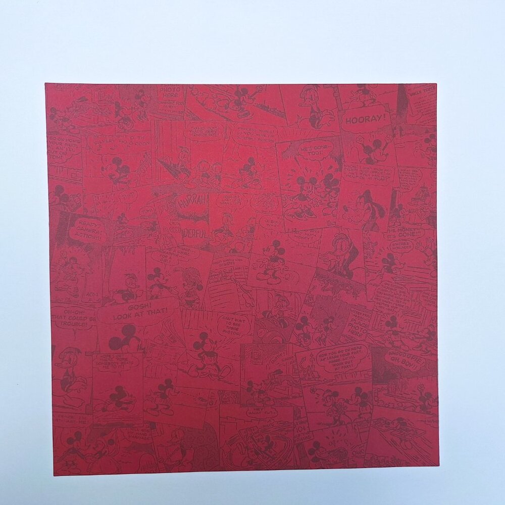Mickey Comics - Disney 12x12 Scrapbook Paper Lot - NEW - Picture 2 of 8